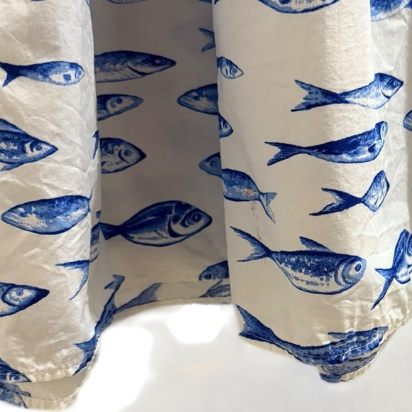 Maeve Bettina Tiered Shirt Dress – Size Small 100% cotton. A few faint stains - Picture 15 of 15